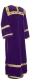 Clergy stikharion - German velvet (violet-gold)