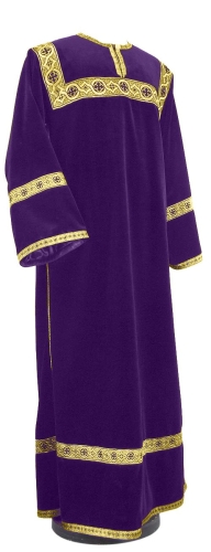 Clergy stikharion - German velvet (violet-gold)