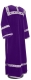 Clergy stikharion - German velvet (violet-silver)