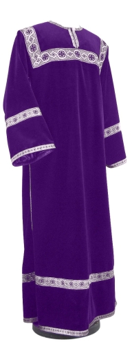 Clergy stikharion - German velvet (violet-silver)