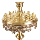 Church floor candle-stand - 87 (24 candles) with casting (top)