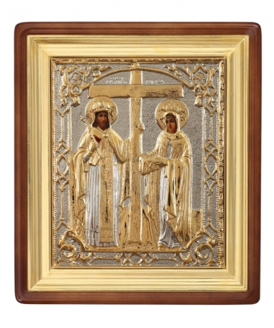 Religious icons: Stt. Equal-to-the-Apostles Emperor Constantine and his mother Helen - 2