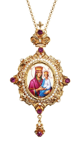 Bishop encolpion panagia no.16