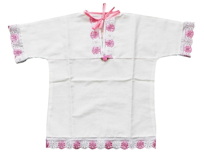 Baptismal robe for baby girl