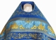Embroidered Russian Priest vestments - Iris (blue-gold) (detail), Standard design