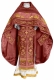 Embroidered Russian Priest vestments - Iris (claret-gold)