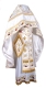 Embroidered Russian Priest vestments - Chrysanthemum (white-gold)