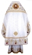 Embroidered Russian Priest vestments - Chrysanthemum (white-gold) (back), Standard design