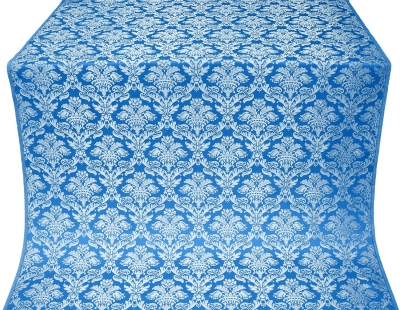 Vazon metallic brocade (blue/silver)