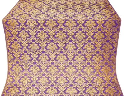 Vazon metallic brocade (violet/gold)