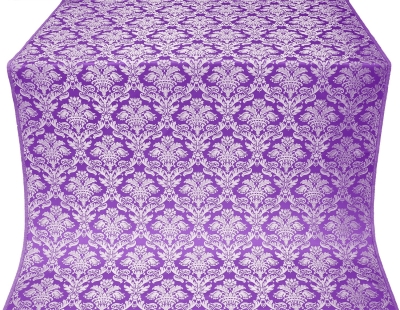 Vazon metallic brocade (violet/silver)