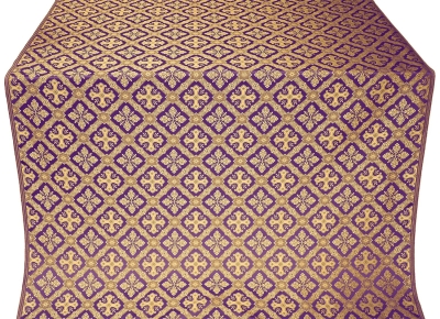Canon silk (rayon brocade) (violet/gold)