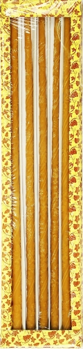 100% Pure beeswax 22-inch Bishop candle set