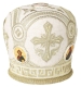 Mitres: Embroidered mitre no.62