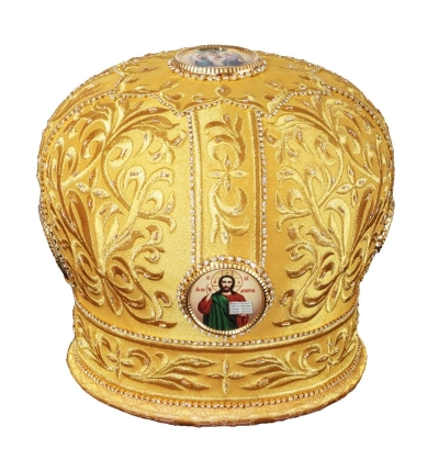 Mitres: Embroidered mitre no.19