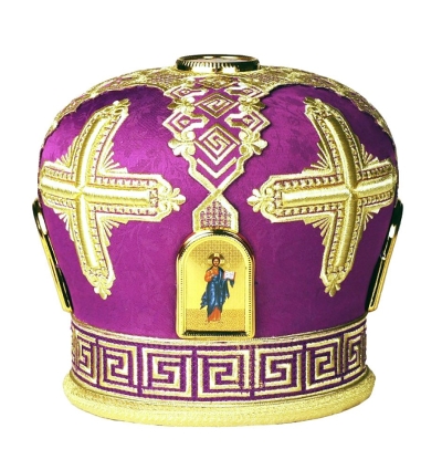 Mitres: Embroidered mitre no.38
