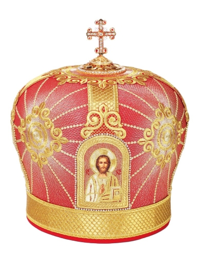 Mitres: Embroidered mitre no.68