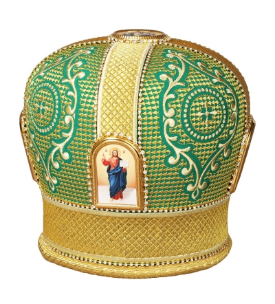 Mitres: Embroidered mitre no.69