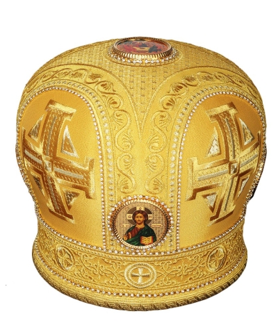 Mitres: Embroidered mitre no.74