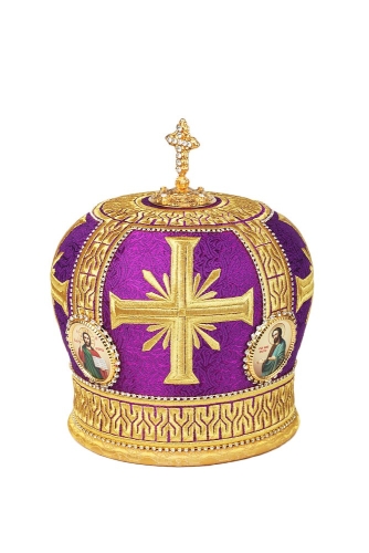 Mitres: Embroidered mitre no.91