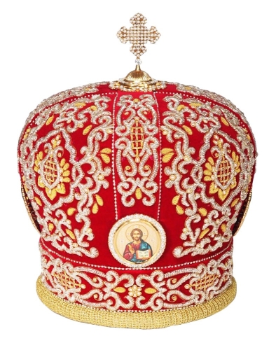 Mitres: Embroidered mitre no.504