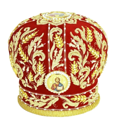 Mitres: Embroidered mitre no.510