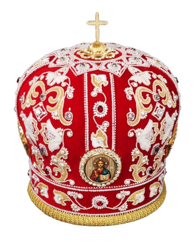 Mitres: Embroidered mitre no.515