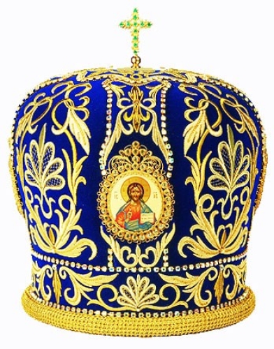 Mitres: Embroidered Bishop mitre - 61