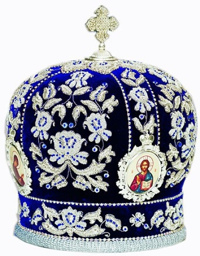 Mitres: Embroidered Bishop mitre - 62
