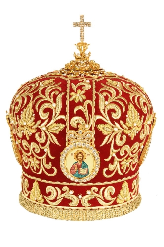 Mitres: Embroidered Bishop mitre no.508