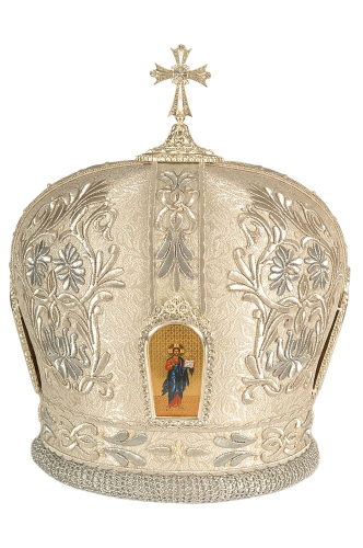 Mitres: Embroidered Bishop mitre no.512