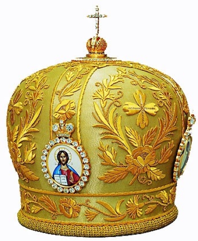 Mitres: Embroidered Bishop mitre no.529