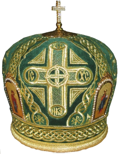 Mitres: Embroidered Bishop mitre no.57b
