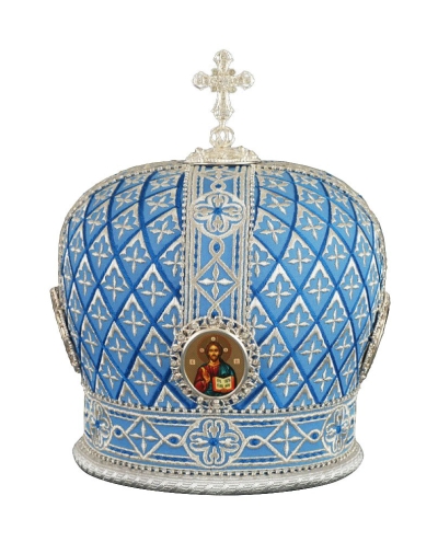 Mitres: Embroidered Bishop mitre no.98