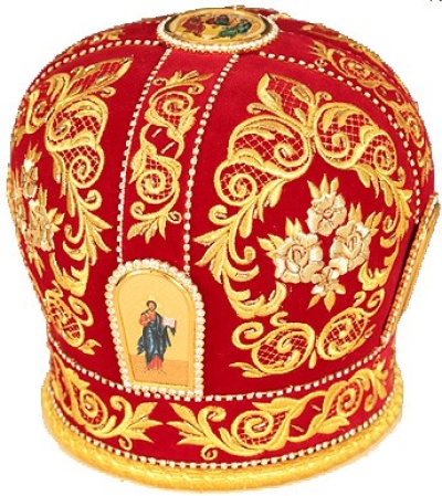 Mitres: Embroidered mitre no.11