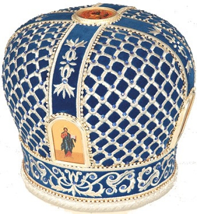 Mitres: Embroidered mitre no.33