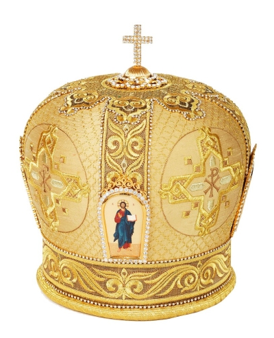 Mitres: Embroidered mitre no.115