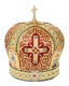 Mitres: Embroidered mitre no.114 (side view)