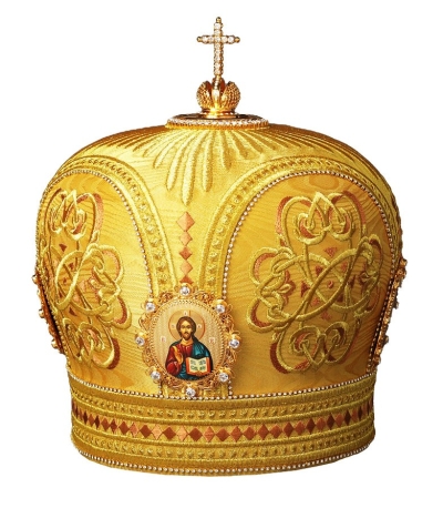 Mitres: Embroidered mitre no.103