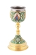 Jewelry communion chalice - 45 (0.5 L) (side view - Christ)