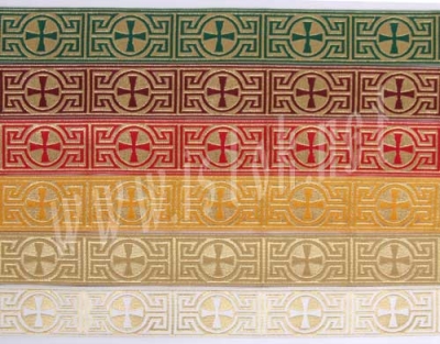 Vestment trims: St. George Cross galloon