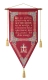 Church banners (gonfalon) no.1 (banner with the Most Holy Theotokos, back view)