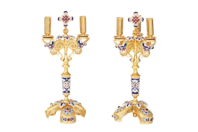 Bishop's jewelry dikirion-trikirion set no.25a