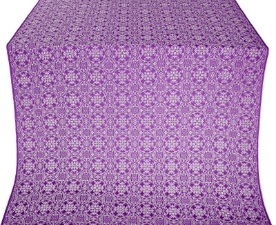Dormition metallic brocade (violet/silver)