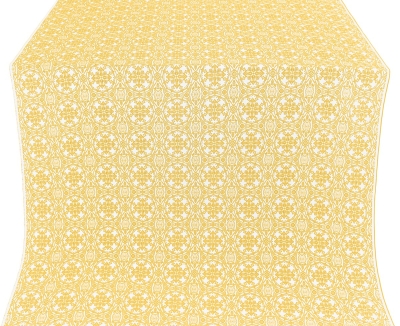 Dormition silk (rayon brocade) (white/gold)