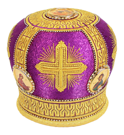 Embroidered mitre no.126