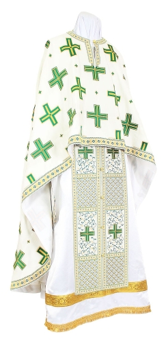 Greek Priest vestments - Economy Polistavrion green