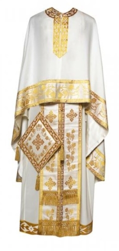 Greek Priest vestments - Economy S4 white
