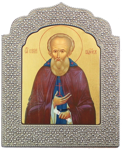 Icon: Holy Venerable Sergius of Radonezh the Wonderworker - 5