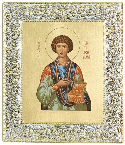 Icon: Holy Great Martyr and Healer Pantheleimon - 7